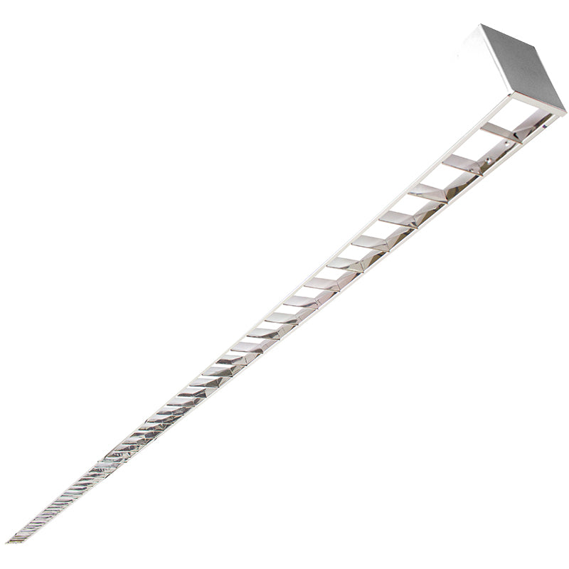 SCX 8FT LED Linear Lights, CCT, Louver Lens