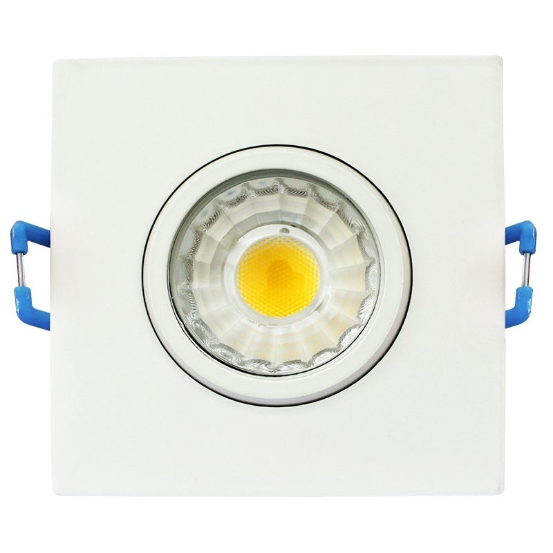 SDL3S-ADJ 3" 8W LED Square Eyeball Recessed Light, 5000K