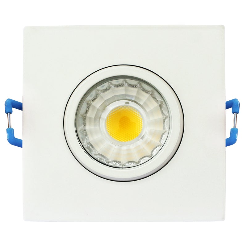 SDL3S-ADJ 3" 8W LED Square Eyeball Recessed Light, 3000K