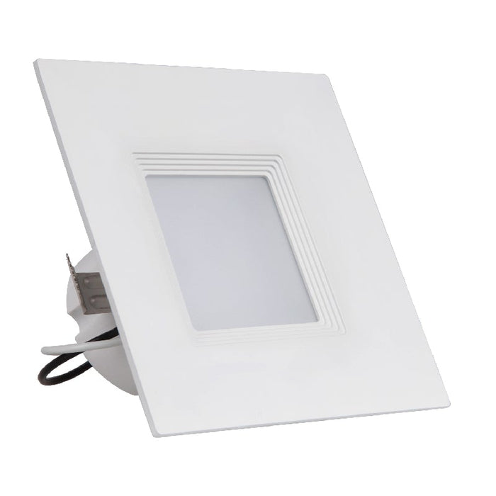 SDL4-BF 4" LED Square Recessed Downlight with Baffle Trim, 4100K