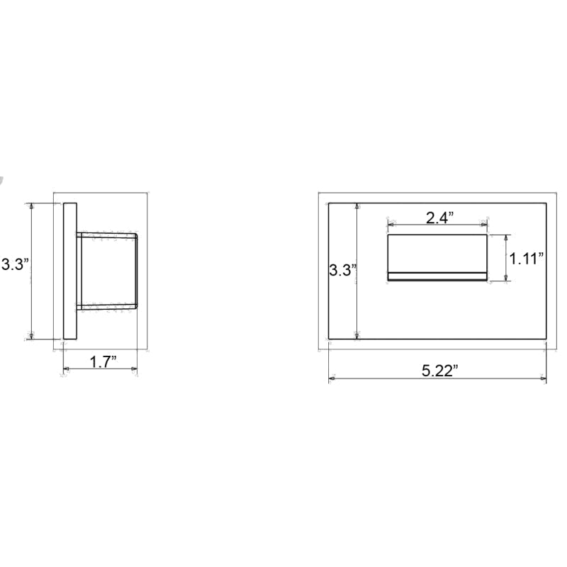 SLEA 2W 120V LED Step Light, 5000K