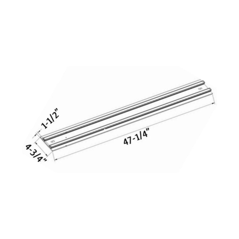 SLR 4-ft 40W LED 2-Lamp Strip Retrofit Kit