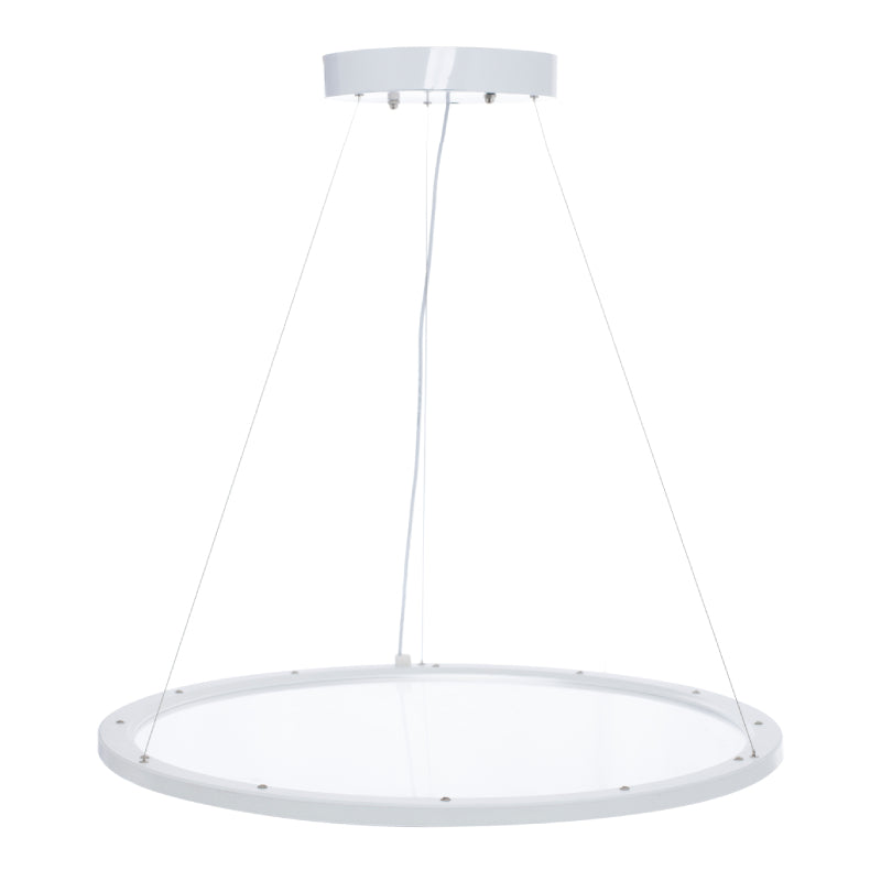SRPL 22" LED Suspended Up/Down Clear Round Panel Light