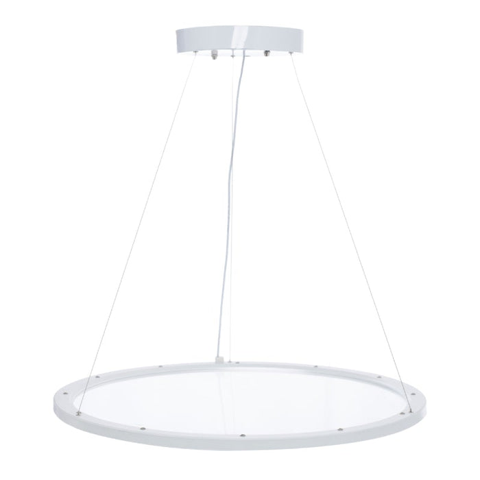 SRPL 22" LED Suspended Up/Down Clear Round Panel Light, CCT