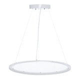 Westgate SRPL 22" LED Suspended Up/Down Clear Round Panel Light