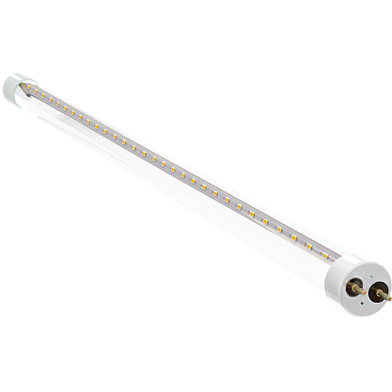 T8-EZX 4ft 15W LED T8 Linear Glass Lamp, CCT