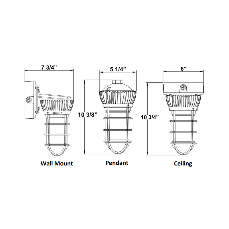 VTU 20W LED Vapor Lights