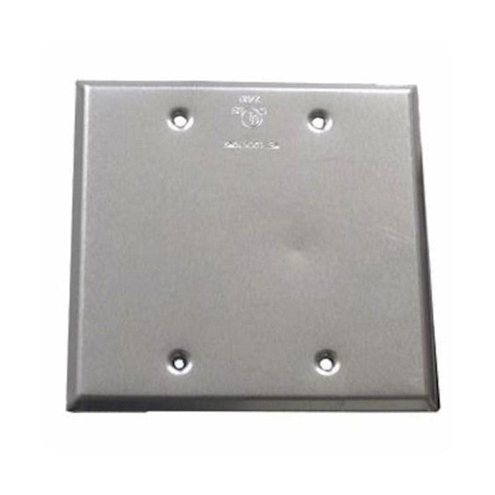 W2BC-G Two-Gang Heavy Duty Galvanized Blank Cover