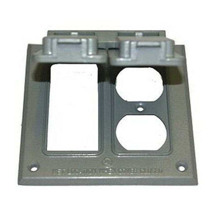 W2C-GD Two-Gang 1 GFCI & 1 Duplex Receptacle Cover