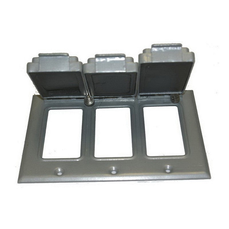 W3C-3G Three-Gang 3 GFCI Receptacles Cover