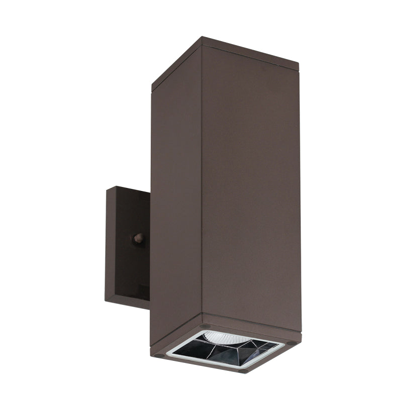 WMCS5-UDL-MCT 12" Tall LED Outdoor Square Cylinder Light