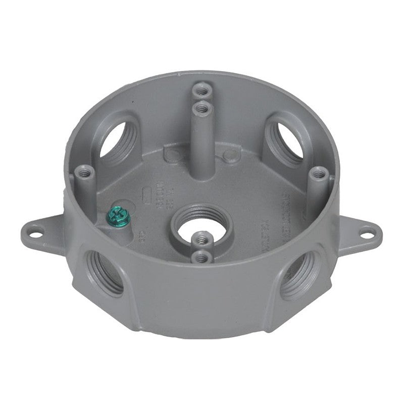 WRB75-5 Round Extension Box, 3/4" Trade Size, 5 Outlet Holes