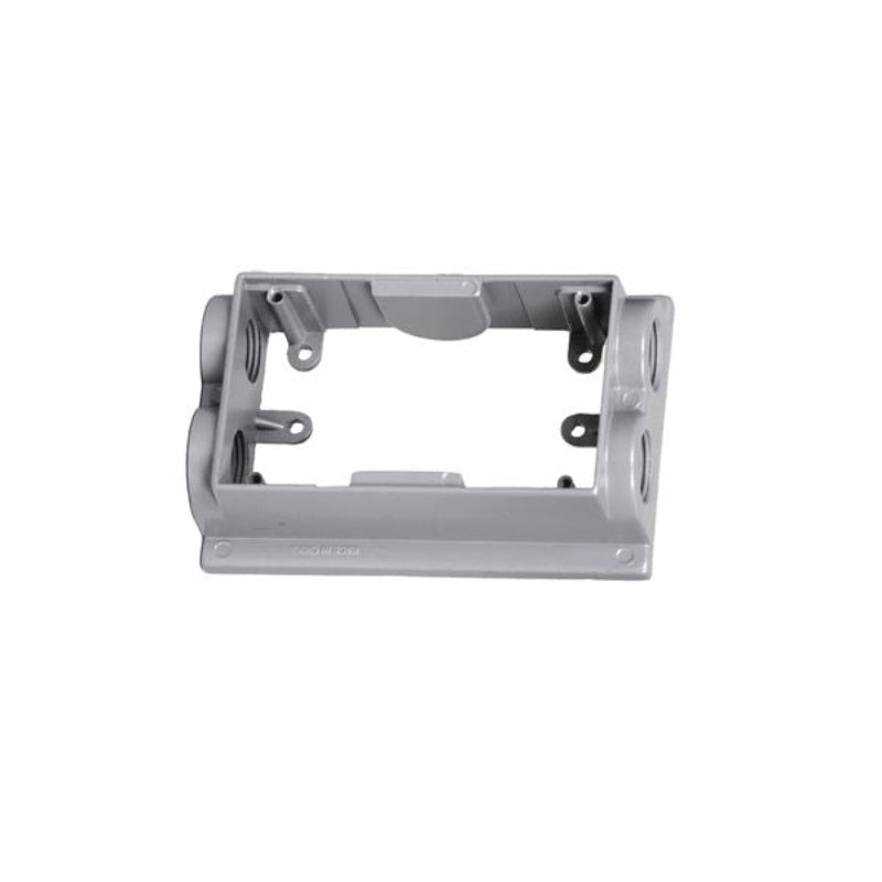 WXF50-4 One Gang Flanged Extension Box, 1/2" Trade Size, 4 Outlet Holes