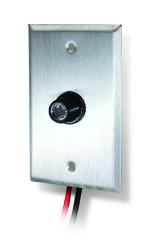 500W Button photocontrol with Wall Plate - 120V